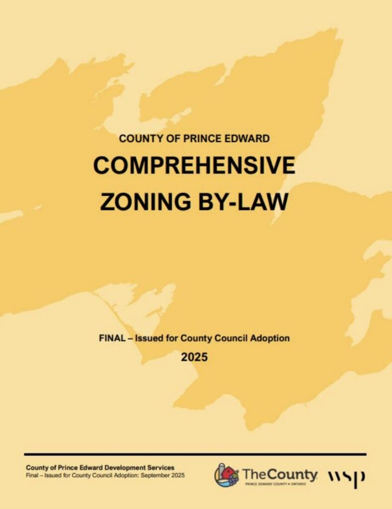 JUN OSON「法則」「LAW」 New Comprehensive Zoning Bylaw - Picton Gazette | The Picton Gazette